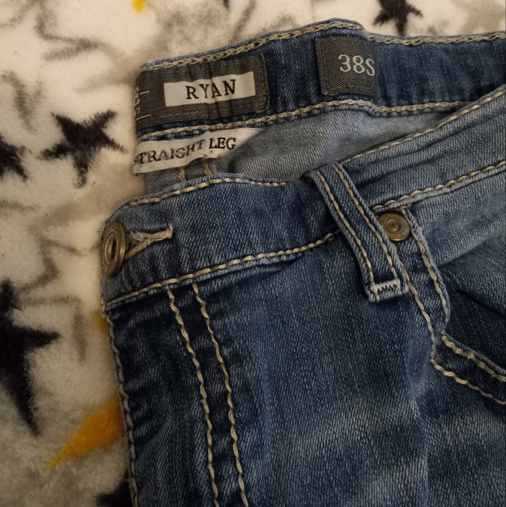 Men's BKE Ryan Straight Leg 38S Short Jeans
